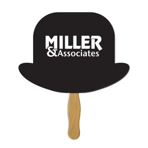 Derby Hat Hand Fan - LC2330