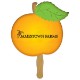 Peach Hand Fan