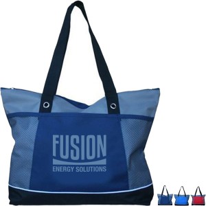 Dossier Zippered 600D Polyester Tote Bag - SU5017