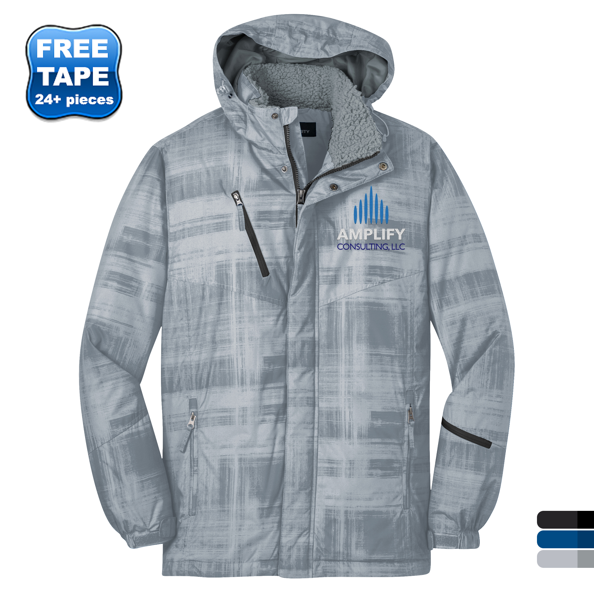Product Photo 1 Port Authority® Brushstroke Print Insulated Men's Jacket