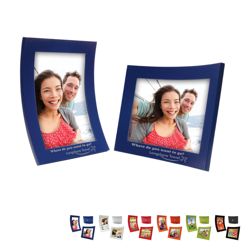 Product Photo 1 Curved Wood Color Pop Frame, 4 x 6