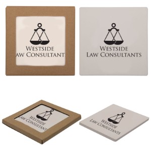 Square Absorbent Stone Coaster - IL6232