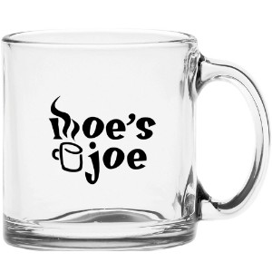 Clear Glass Coffee Mug, 13oz. - GA3505