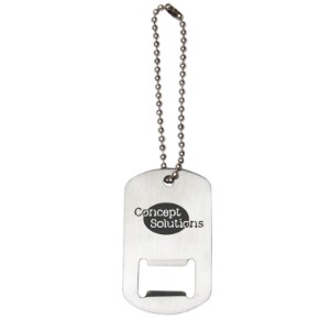 Dog Tag Bottle Opener - IL6212
