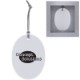 Oval Ceramic Ornament