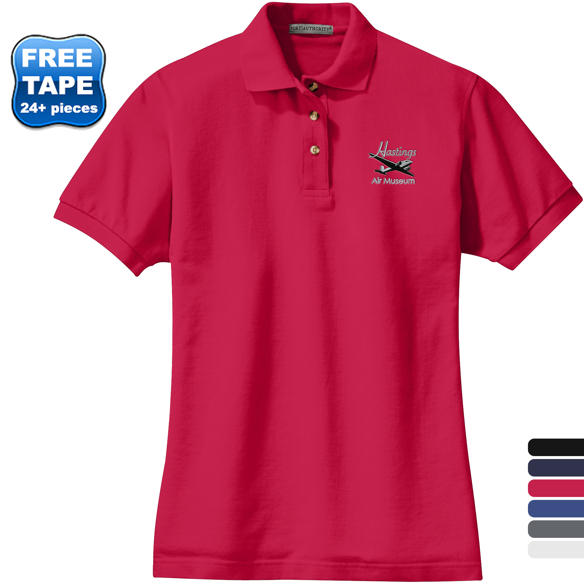 Product Photo 1 Port Authority® Cotton Pique Knit Ladies' Polo