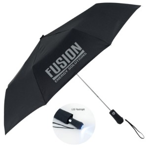 Flashlight Handle Umbrella, 44"Arc - PS3001