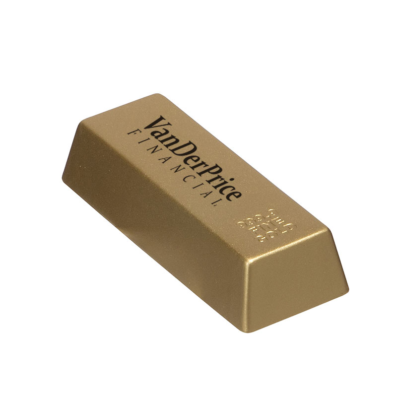 Product Photo 1 Gold Bar Stress Reliever