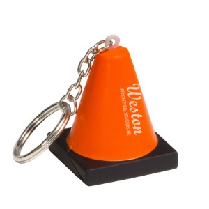 Construction Cone Stress Reliever Key Chain - AR1324