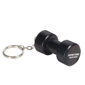 Dumbbell Key Chain Stress Reliever Key Chain - AR1326