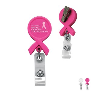 Ribbon Awareness Retractable Badgeholder, Alligator Clip - DE3125