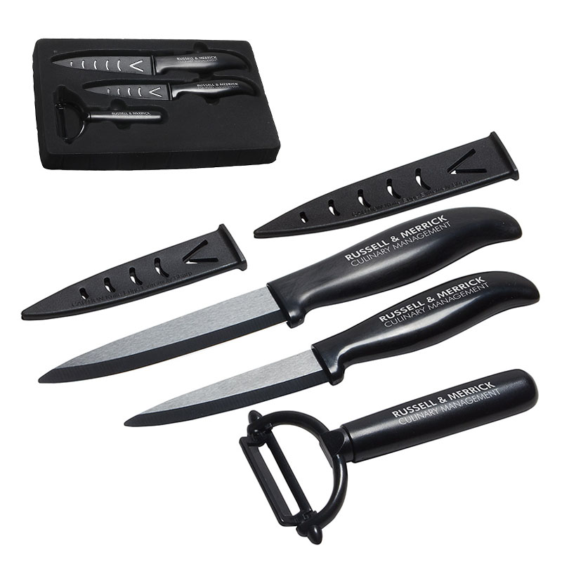 Product Photo 1 Black Top Choice Ceramic Knife & Peeler Set