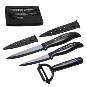 Black Top Choice Ceramic Knife & Peeler Set - AR1367