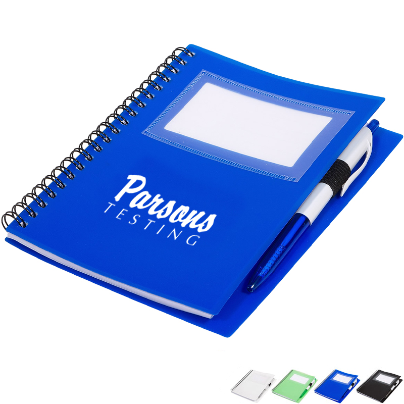 Product Photo 1 Note-It Memo Book with Attached Pen, 7" x 5-1/2"