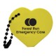 Heart Foam Floating Key Tag