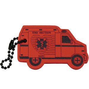 Ambulance Foam Floating Key Tag - FX1070