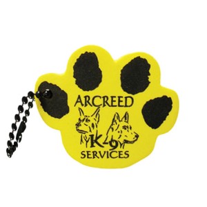 Paw Foam Floating Key Tag - FX1080
