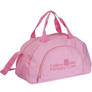 Big Pink 400D Nylon Sporty Duffel Bag, 19" - ZR1085