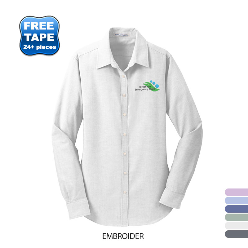 Product Photo 1 Port Authority® SuperPro™ Oxford Ladies' Shirt