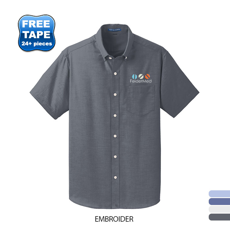 Product Photo 1 Port Authority® SuperPro™ Oxford Men's Short Sleeve Shirt