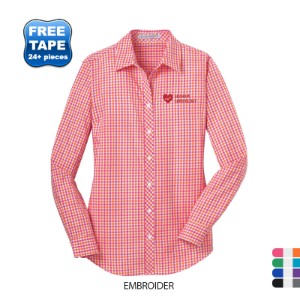 Port Authority® Gingham Easy Care Ladies' Shirt - WG3855