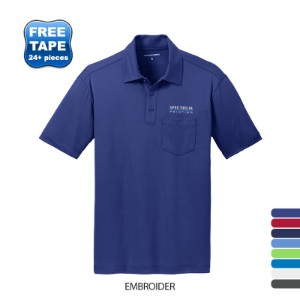 Port Authority® Silk Touch™ Performance Men's Polo with Pocket - WG3146