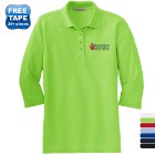 Photo 7 Port Authority® Silk Touch™ Pique Ladies' 3/4 Sleeve Polo