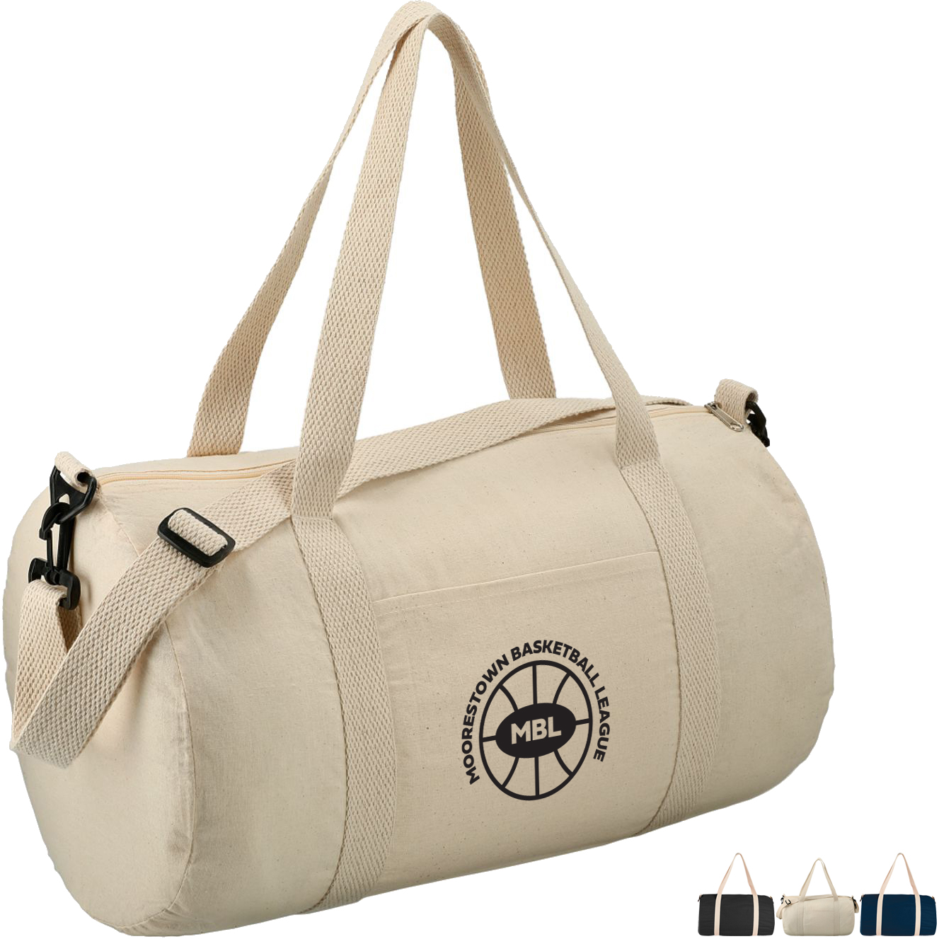Product Photo 1 Classic Cotton Barrel Duffel, 17-3/4"