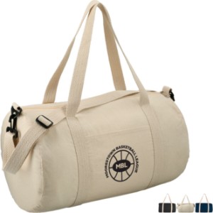 Classic Cotton Barrel Duffel, 17-3/4" - BT2474