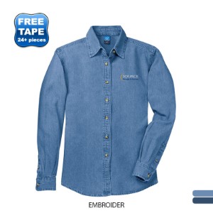 Port & Company® Value Denim Ladies' Shirt - WJ2005