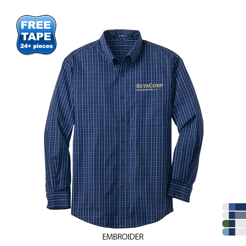 Product Photo 1 Port Authority® Tattersall Easy Care Men's Shirt