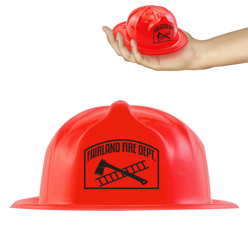 Product Photo 1 Mini Red Plastic Fire Hat