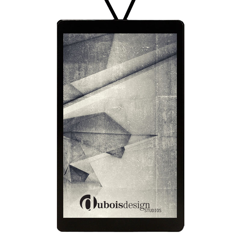 Product Photo 1 Rectangle Backlit LED Badge Necklace