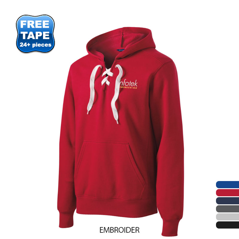 Product Photo 1 Sport-Tek® Lace Up Pullover Men's Hoodie