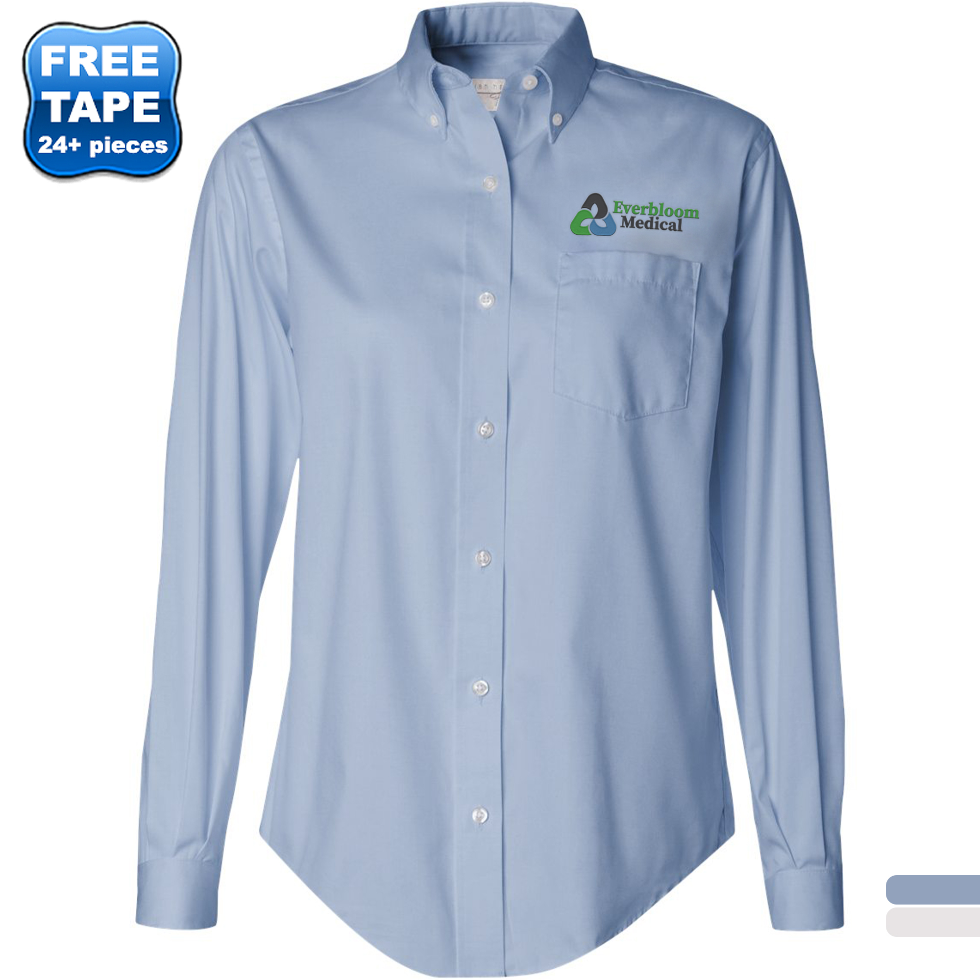 Product Photo 1 Van Heusen® Non-Iron Blend Pinpoint Oxford Ladies' Shirt
