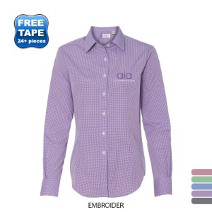 Van Heusen® Non-Iron Gingham Check Ladies' Shirt - WJ3145