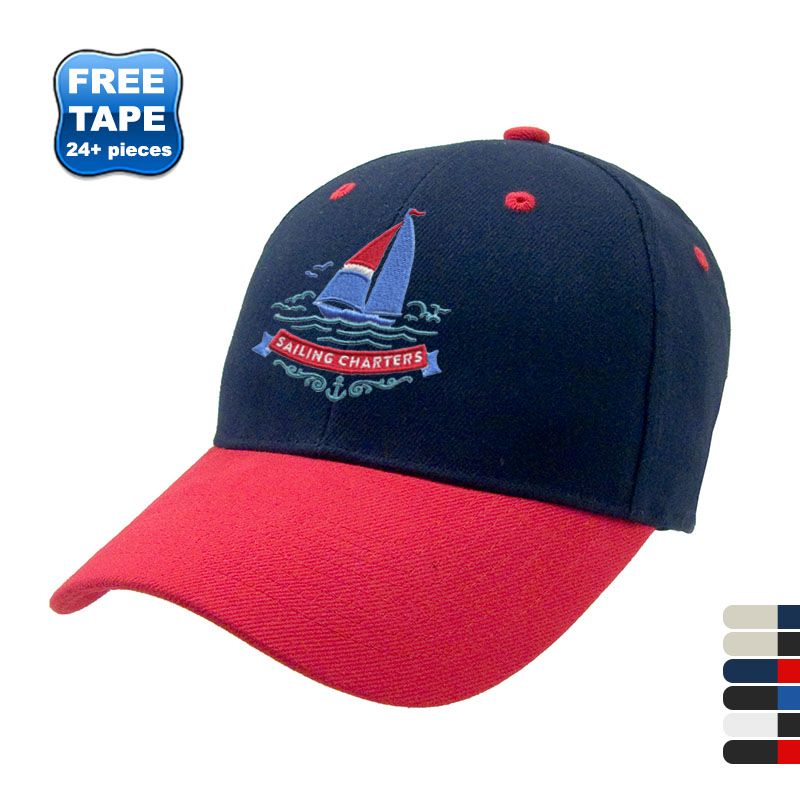 Product Photo 1 Two Tone Heavyweight Washed Brushed Cotton Twill Constructed Cap