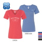 Photo 2 Bella + Canvas® Relaxed TriBlend Jersey V-Neck Ladies' Tee