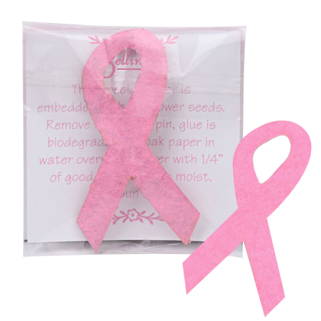 Product Photo 1 Awareness Ribbon Seed Paper Lapel Pin