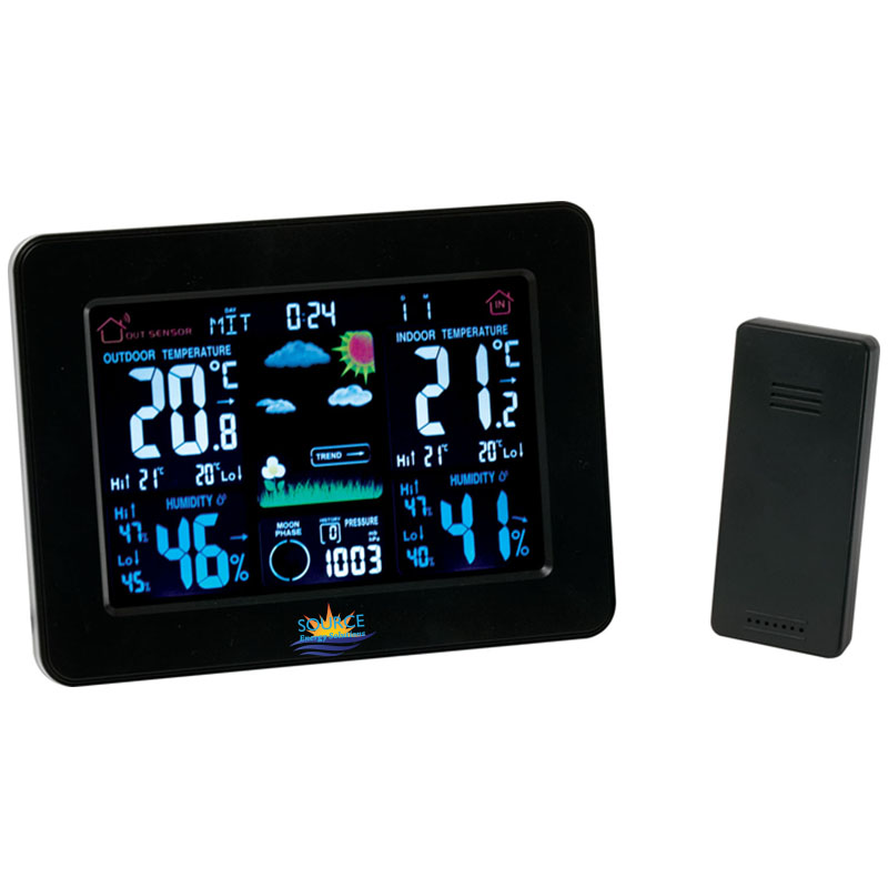 Product Photo 1 Habitat In/Outdoor ColorBurst Weather Station