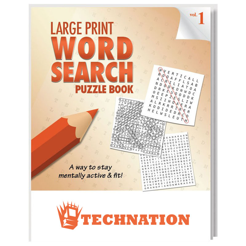 Product Photo 1 Large Print Word Search Puzzle Book - Vol. 1