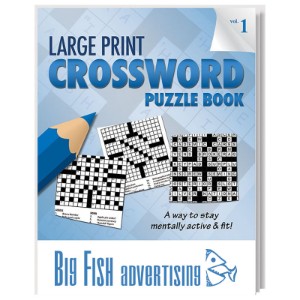 Large Print Crossword Puzzle Book - Vol. 1 - CLB168