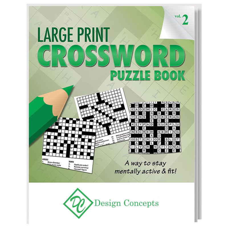 Product Photo 1 Large Print Crossword Puzzle Book - Vol. 2