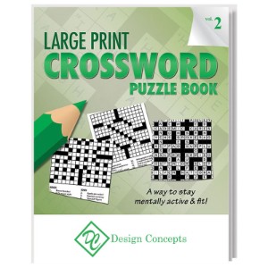 Large Print Crossword Puzzle Book - Vol. 2 - CLB172