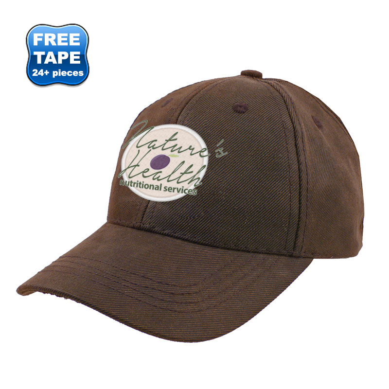 Product Photo 1 Distressed Leather Twill Constructed Cap