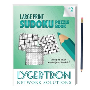 Large Print Sudoku Puzzle Book with Pencil - Vol. 2 - CLB163