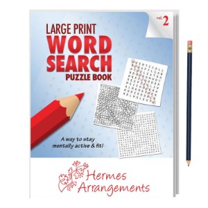 Large Print Word Search Puzzle Book with Pencil - Vol. 2 - CLB167
