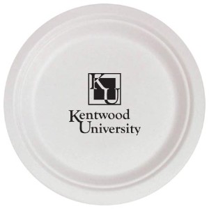 Biodegradable Round Paper Plate, 7" - TN1190