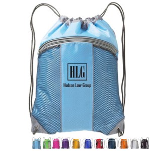 Leader 210D Polyester Drawstring Backpack - KR1140