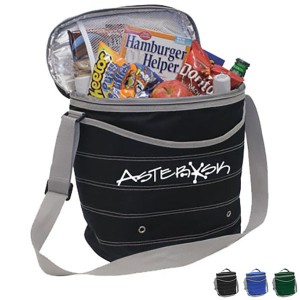Zebra Striped Polyester Cooler Bag - KR1265